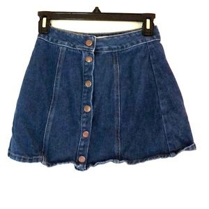 Brandy Melville jean skirt